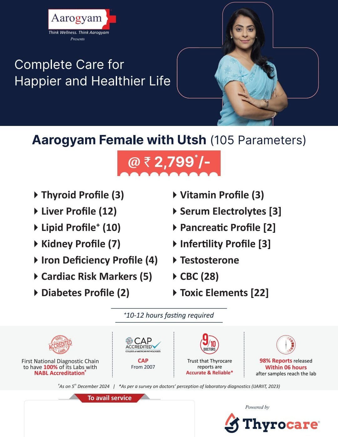 Arogyam female with UTSH