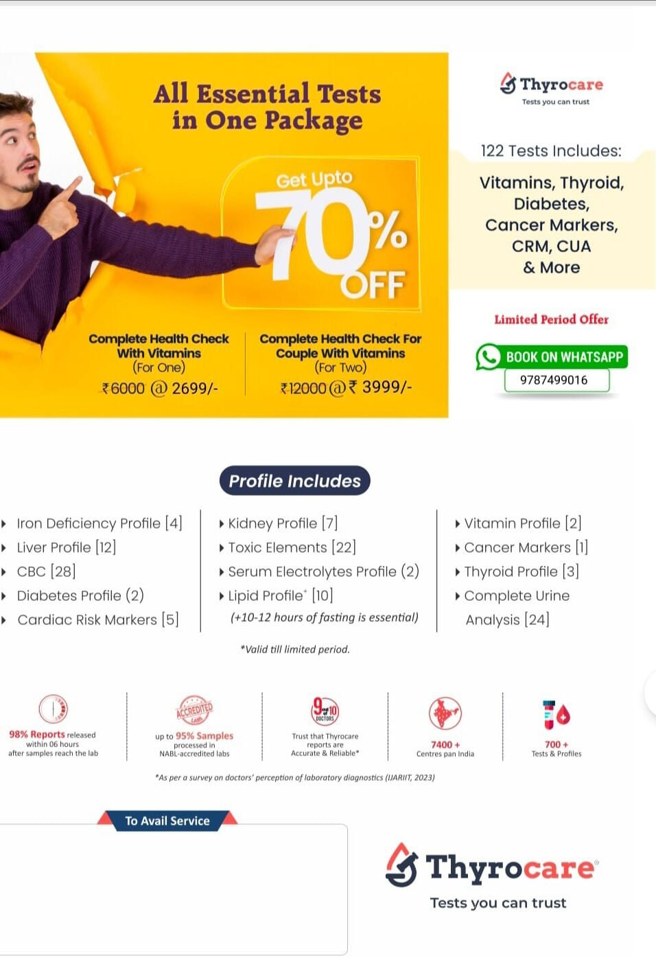 Complete Health Check with Vitamins